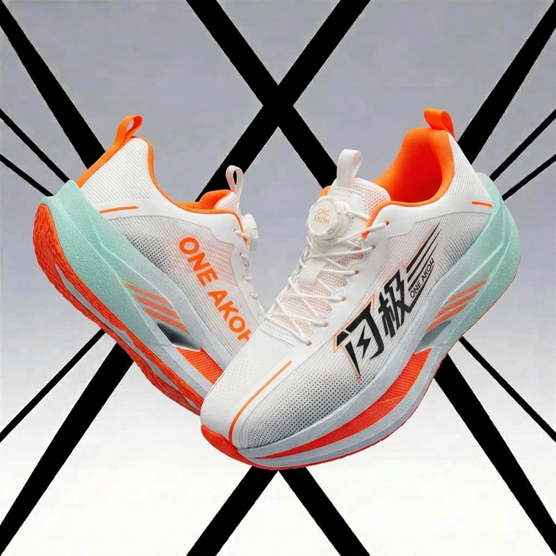 Outdoor Sport Lights - Sepatu Lari Pria dengan Pelat Karbon,