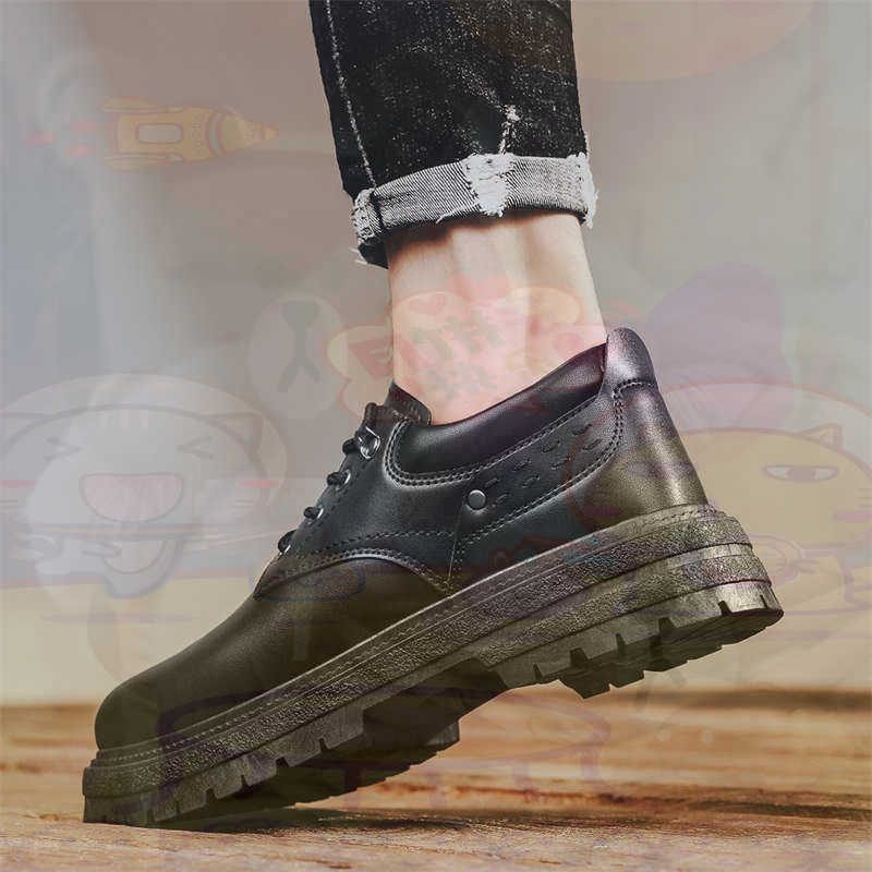 Outdoor Sports Center - Sepatu Pria Tenis Pelatih Fashion Kulit