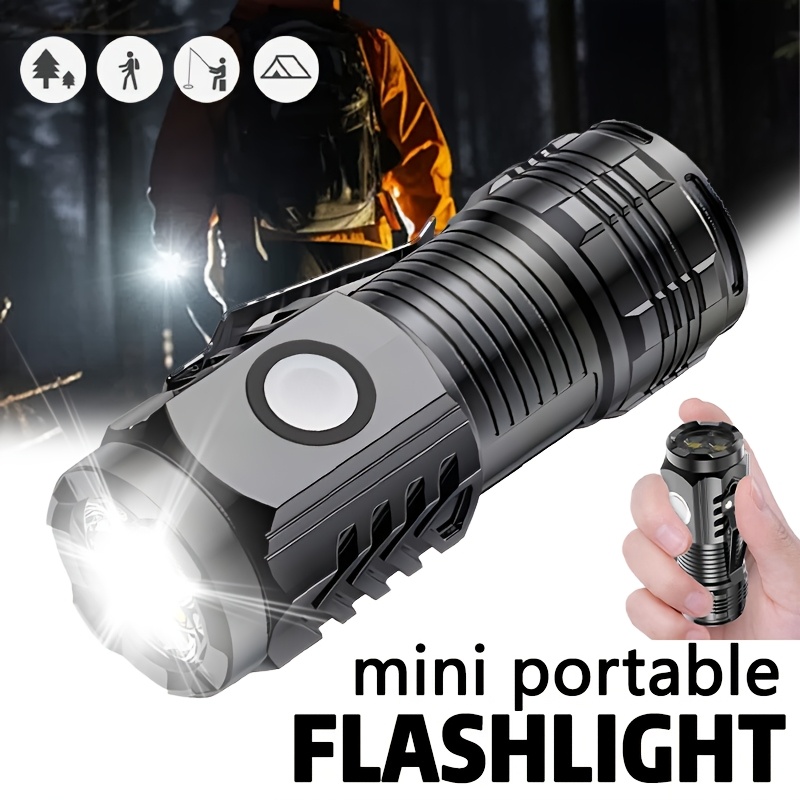 Outdoor Spotlight - Senter Mini 3LED dengan Klip Pena,