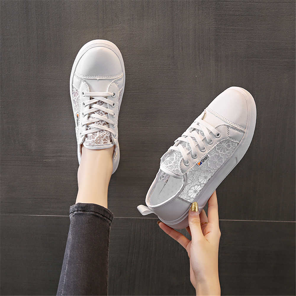 Outdoor Sports Center - Sepatu Sneakers Wanita Model Tali, Transparan,