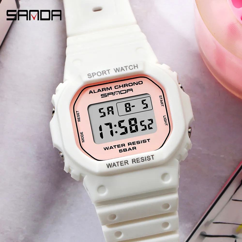 Outdoor Sport Watch - SANDA jam tangan olahraga wanita, mewah