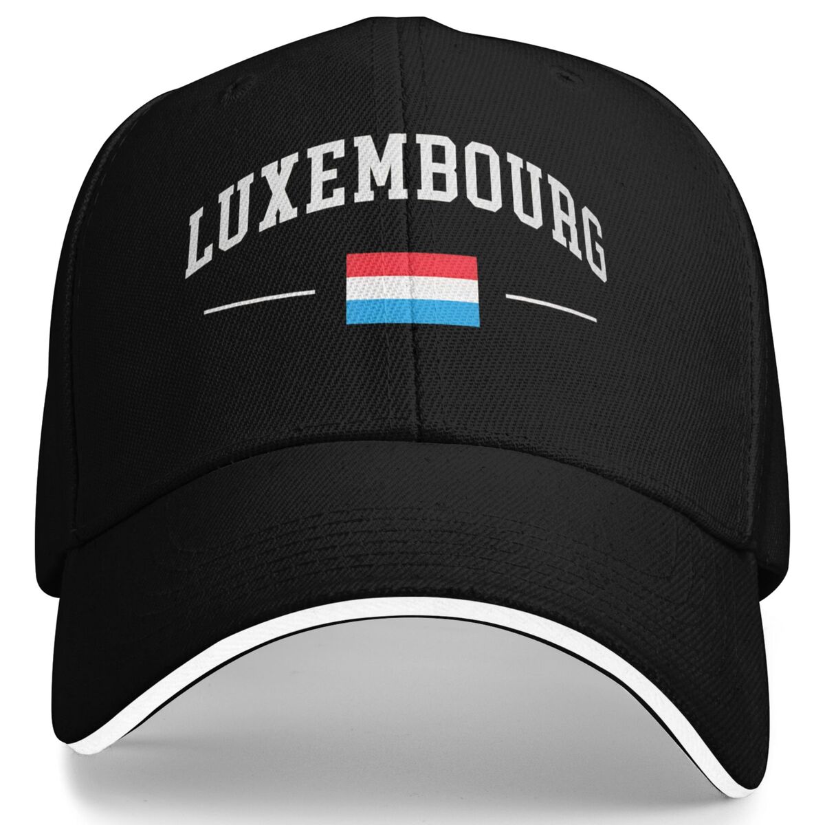 Outdoor Sport Luxembourg - Topi Bisbol Kasual Bendera Luksemburg Topi