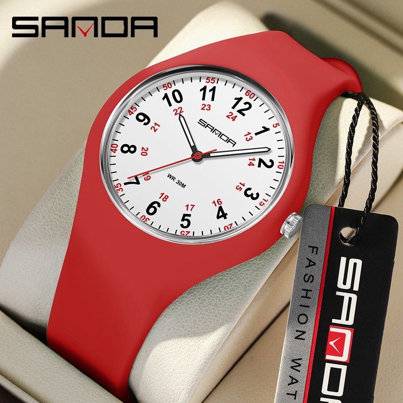 Sanda jam tangan kuarsa wanita - Outdoor Sport Watch ulasan dan harga