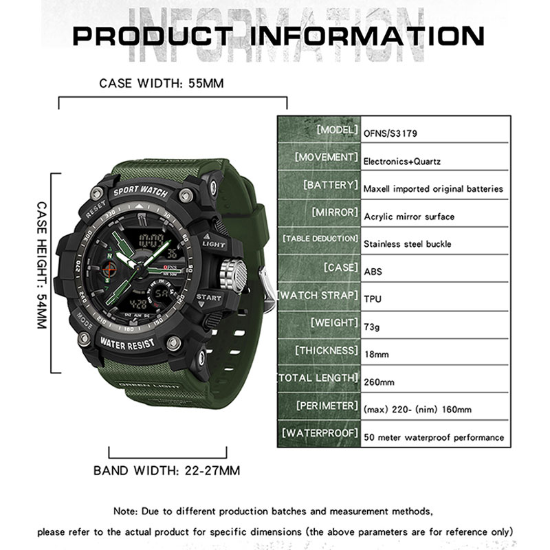 Jam Tangan Elektronik Pria Gay - Outdoor Sport Brand ulasan dan harga
