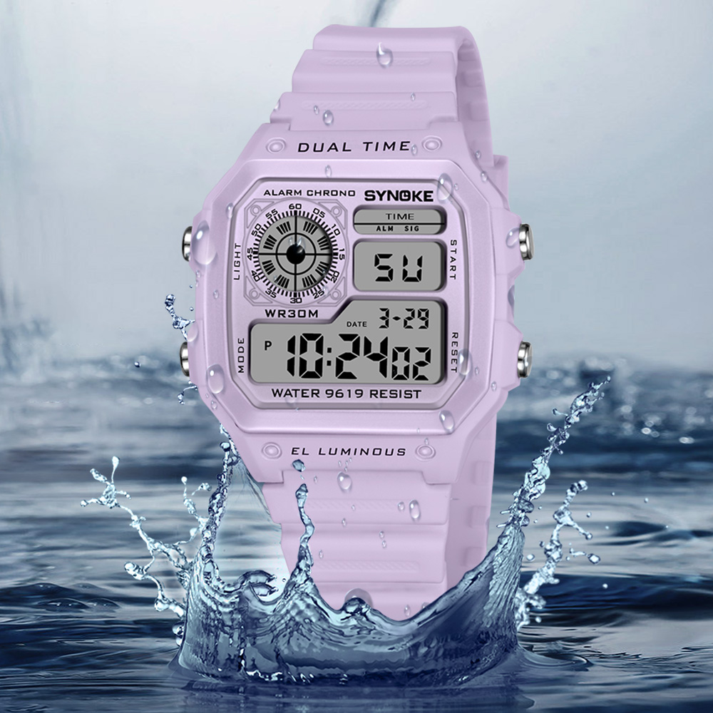 SYNOKE jam tangan Digital wani - Outdoor Sport Watch ulasan dan harga