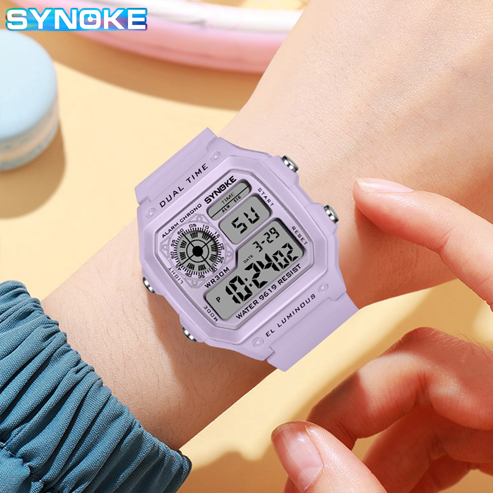 SYNOKE jam tangan Digital wani - Outdoor Sport Watch ulasan dan harga