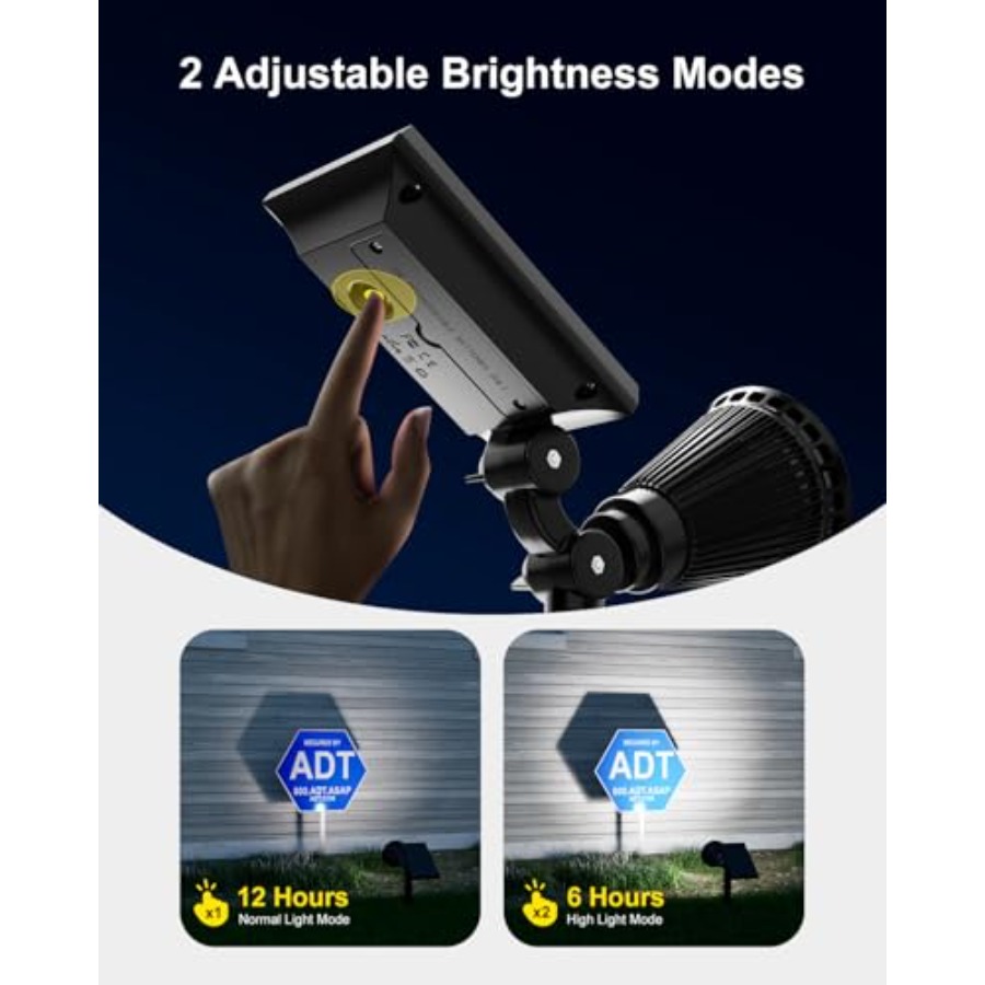 Lampu Sorot Tenaga Surya Tahan - Outdoor Spotlight ulasan dan harga