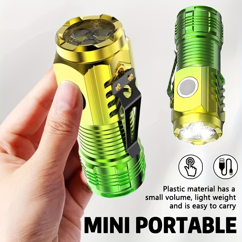 Senter Mini 3LED dengan Klip P - Outdoor Spotlight ulasan dan harga
